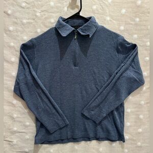 Canali Menn's Fleece 1/4 zip size 48